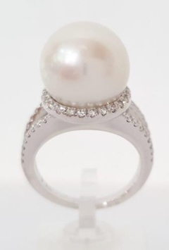 13mmS/SEA,18KWG RING 0.63ct