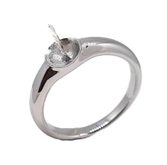 RING D SHAPE SHANK CUP SILVER